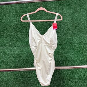 SPANX Ivory One-Piece bodysuit